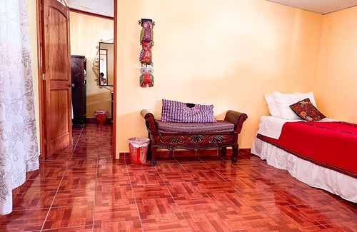 Panajachel Apartment | Cozy Apartment for 2 w/roof. View to Volcanoes