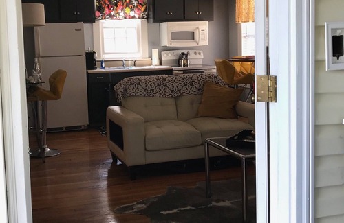 North Augusta Apartment | Cozy apartment overlooking the night lights of Augusta. Small but big on comfort