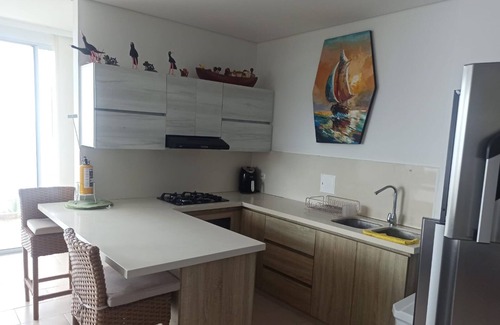 Covenas Apartment | Cozy Apartment: Pool and Ocean Front. Apt 603 Edif. Fontaine Bleu, Coveñas