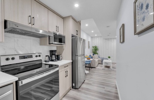 Calgary House | Cozy Basement Hideaway in Cornerstone – 10 Minutes from Calgary Airport