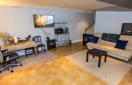 Bolingbrook House | Cozy Basement Suit.