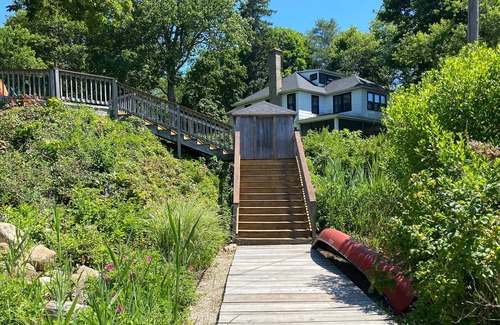Westbrook House | Cozy Beach House: Shared Private Beach, Incredible Sand Bar, Stunning Views