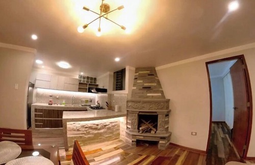Cusco Historic Center Apartment | Cozy Brand New Apartment with Fireplace at Center