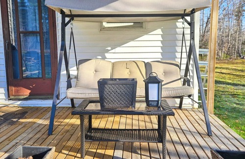 Barss Corner House | Cozy Cabin in Barss Corner with hot tub. Pet-Friendly!