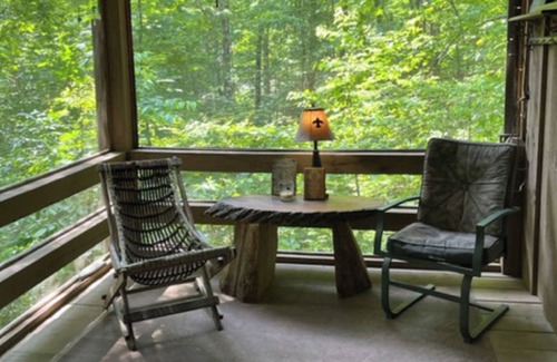Blue Ridge Cabin | Cozy cabin nestled in woods and close to Downtown Blue Ridge!