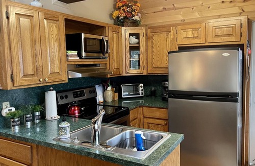 Royal Pines Cabin | COZY CABIN OUTSIDE OF ASHEVILLE. MOUNTAIN VIEW/ PET FRIENDLY/ WIFI AVAILABLE