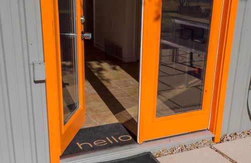 Dripping Springs Apartment | Cozy Cabin w Pvt Heated Pool Under Epic TX Stars