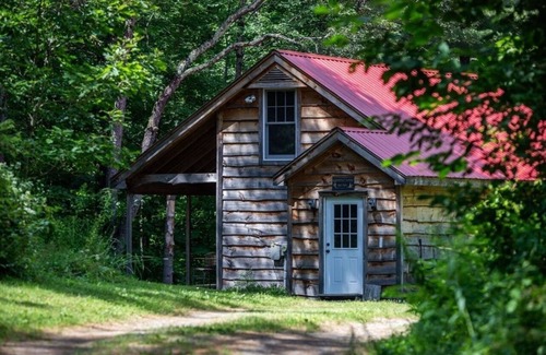Middletown Springs Cabin | Cozy cabin with private pond near hiking, skiing, biking, fishing. Dog friendly!