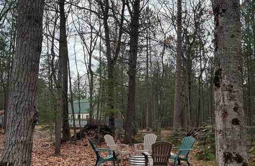 Kalkaska Cabin | Cozy cabin with wood burning fireplace. Ride in/out the snowmobile/ORV trails