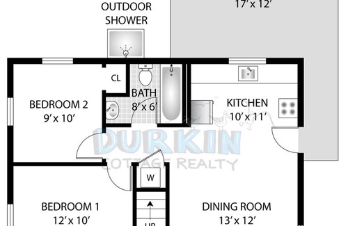 Eastward Look House | Cozy Cape, Water View, Close to Beach, Private Yard