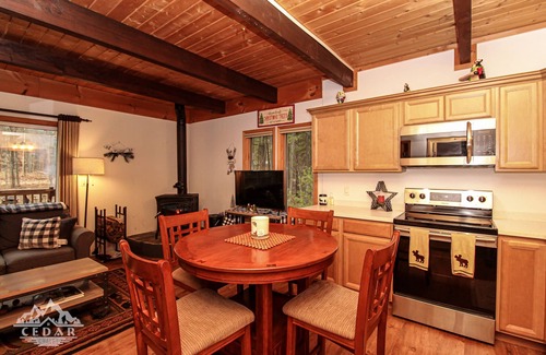Jay House | Cozy Cedar Chalet in the heart of the ADK's. Dog Friendly.