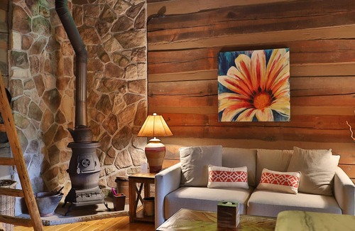 Dover Cottage | Cozy Cottage on 400 acres with private enclosed hot tub and indoor wood burner!