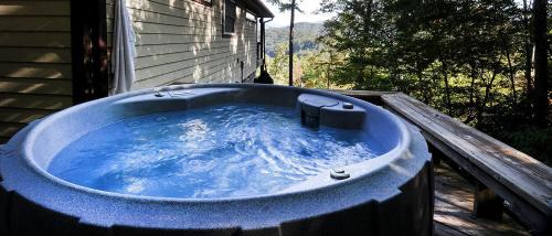 Robbinsville House | Cozy Cottage with a Jacuzzi in the Snowbird Mountain Range with Views of Lake Santeetlah, North Carolina