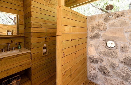 Dripping Springs Cabin | Cozy Couples Yurt with Hot Tub in Dripping Springs, Texas