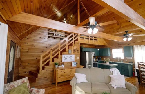 Powell Cabin | Cozy Creekside Cabin - Sleeps 6 - Perfect for campfires & making memories