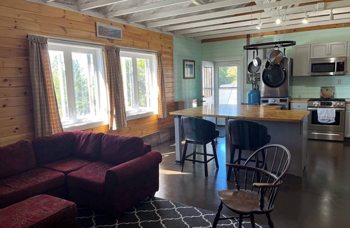 Charleston Cabin | Cozy custom built cabin home with spectacular sunset views from private deck