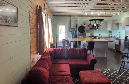 Charleston Cabin | Cozy custom built cabin home with spectacular sunset views from private deck