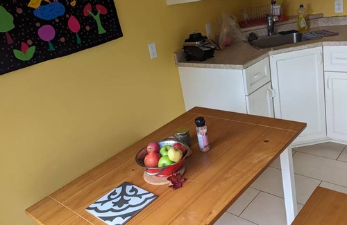 Saint John House | Cozy duplex with wood stove near Bayshore Beach & Irving Nature Park