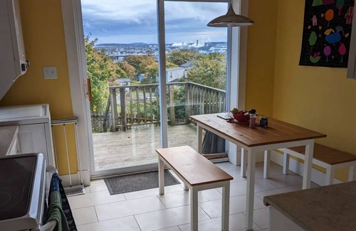 Saint John House | Cozy duplex with wood stove near Bayshore Beach & Irving Nature Park