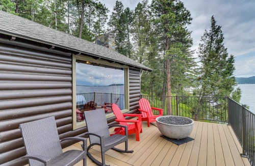 Lakeside Apartment | Cozy Flathead Lake Cabin with Picturesque View