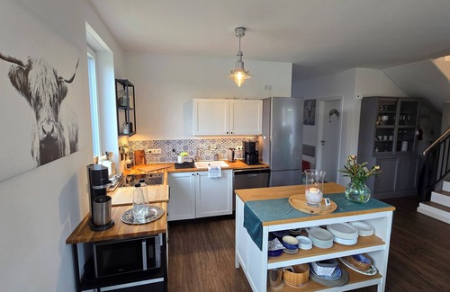 Wendisch Rietz House | Cozy half of the house near the lake with barbecue, within walking distance of the bathing area & Satama