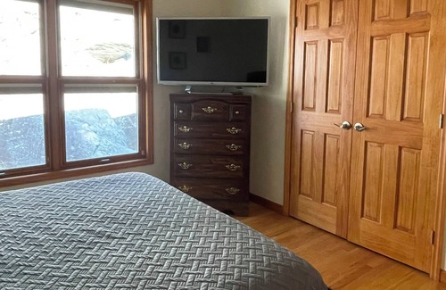 West Milford House | Cozy home featuring a large deck w/enclosed hot tub, game room and seasonal pool