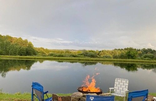Sabinsville House | Cozy home located on 10 acres with a pond for fishing and kayaking.