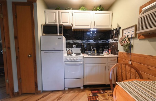 Mancelona Condo | Cozy, KING BED, 1 bath, sleeps 4, FULL kitchen, washer and dryer, Pool, Wifi