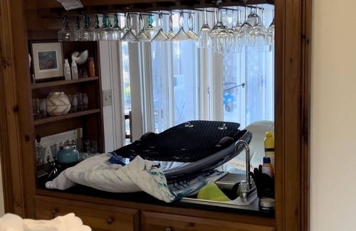Lake Park Cottage | Cozy Lake Front Retreat with beautiful views and two docks.