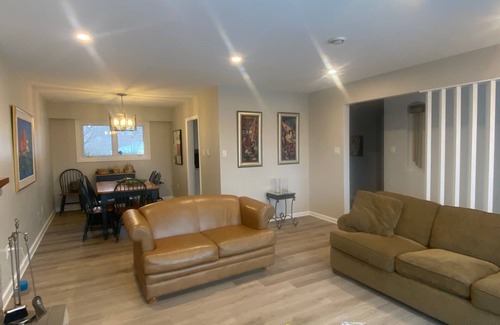 Moncton House | Cozy Lake view house with 5 rooms and two full bathrooms with great amenities.
