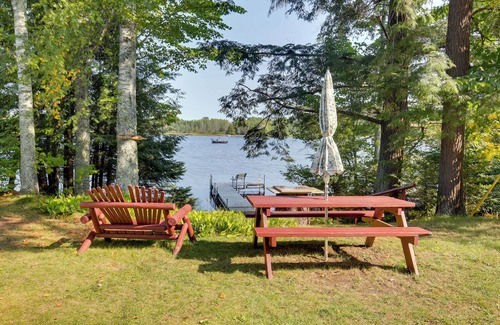 Mercer Cabin | Cozy Lakefront Cabin w/Indoor Gas Fireplace!