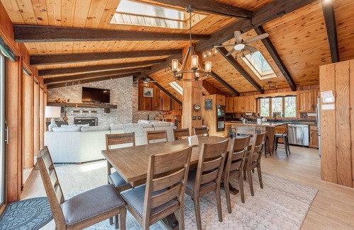 Oakland House | Cozy Lakefront Retreat w/Dock, Hot Tub & Fireplace