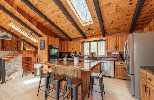 Oakland House | Cozy Lakefront Retreat w/Dock, Hot Tub & Fireplace