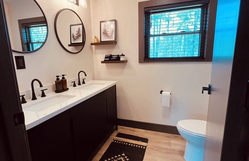 Irons Other | Cozy Lodge on 10 acres- Sleeps 9, Newly Renovated, Game Room, Lg Deck, Irons MI.