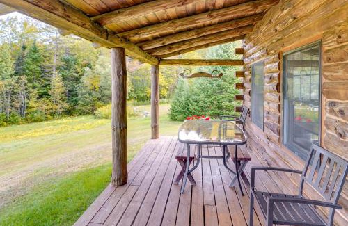 Wilmington House | Cozy Log Cabin Near Mt Snow Views, Modern Comfort