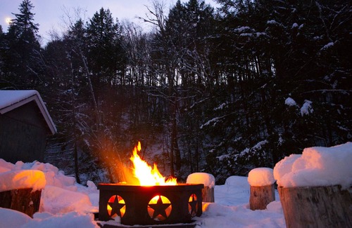 Cavendish Cabin | Cozy Log Cabin Short Drive to Okemo & Killington