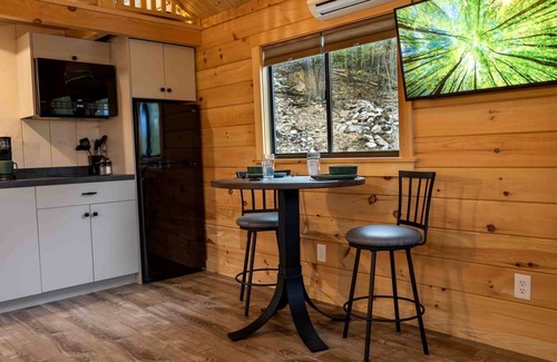 Allegheny Mountains Cabin | Cozy Log Cabin with a Hot Tub near Seneca Rocks, West Virginia - Perfect for a Romantic Glamping Getaway to the Mountains