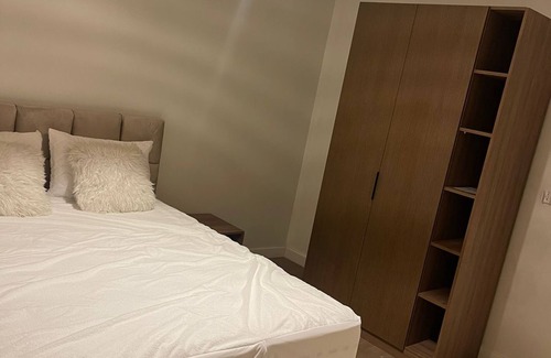Sheraton Al Matar Apartment | Cozy Mivida Boulevard Flat Overlooking Pool