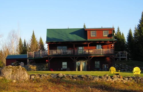 East Corinth Cabin | Cozy modern cabin located on large parcel one mile off the main road.