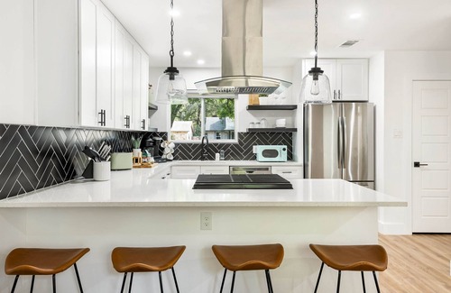 Forest North Estates House | Cozy & Modern Home with King Beds, Fenced Yard, Fast Wi-Fi