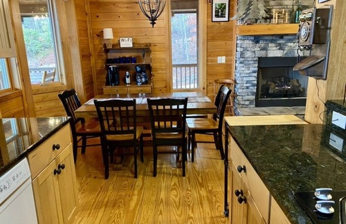 Tuckasegee Cabin | Cozy Mountain Cabin with Stunning Views, Fire Pit, Close by Trails & Lake!