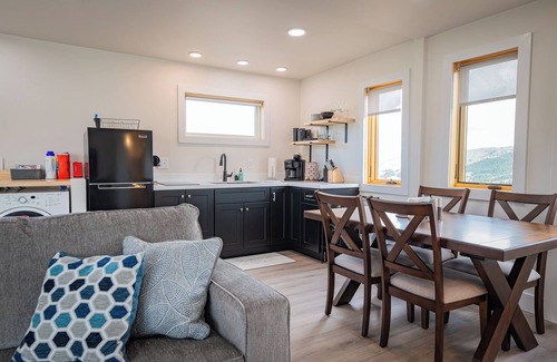 Livingston Apartment | Cozy Mountain Retreat, Studio Shipping Container Tiny Home