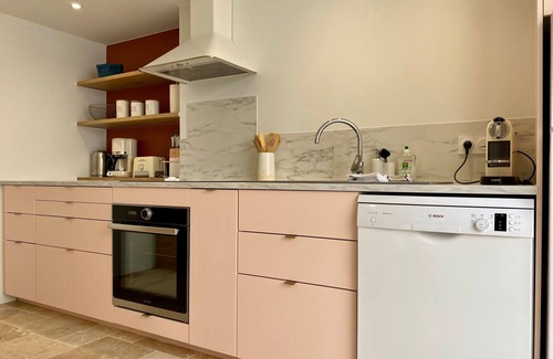 Pornic Cottage | Cozy New Cottage Near Beach with Private Terrace, Hot Tub, and EV Charger