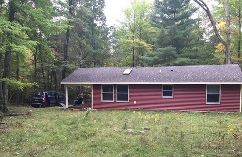 Chase Cabin | Cozy newer cabin located on 40 wooded acres