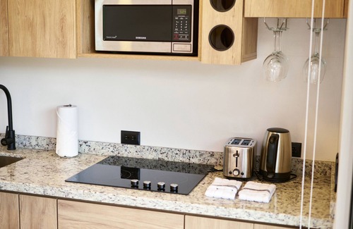 Arenal Hot Springs Apartment | Cozy private studio with jacuzzi, kitchen, best location, volcano view
