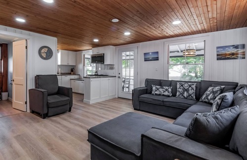 Southern Coast Cottage | Cozy, remodeled cottage with a private path to the beach, and a huge yard, nestled in the pines!