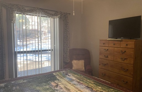 Alto Condo | Cozy retreat nestled in the pines, close to outdoor activities, Spencer Theater!