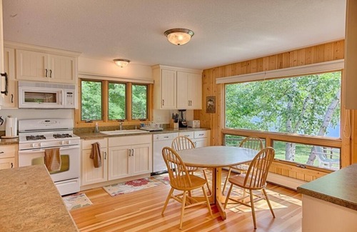 Aitkin House | Cozy retreat on TWO Lakes for the price of one! 4 beds 3 baths + sauna