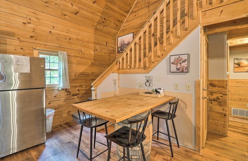 Oceana County Cabin | Cozy Retreat w/Porch & Double JJ Resort Access!