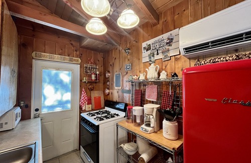 Pine Cove Cabin | Cozy Retro Cabin with AC, Family Getaway